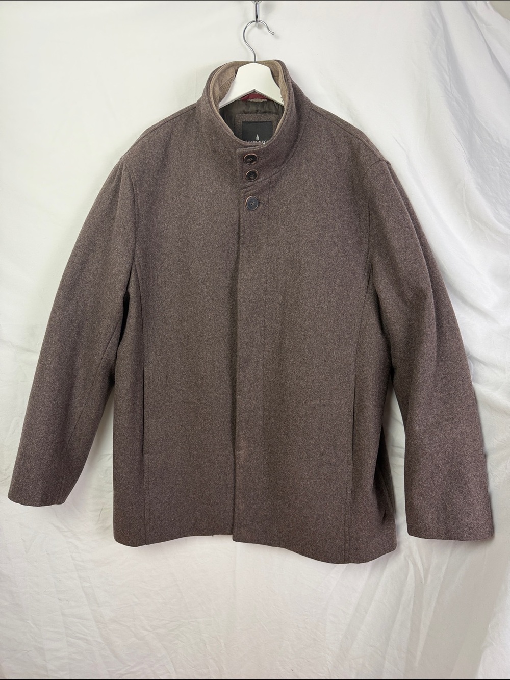London Fog men’s car coat size XL brown